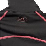 Under Armour Women’s Black and Pink 1/4 Zip Long Sleeve Athletic Top L Photo 3