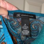 INC International Concepts Blue Bell Sleeve Swim Coverup Photo 6