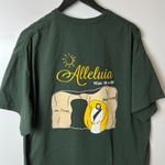 Urban Outfitters Jesus is Alive T Shirt Vintage Y2K Green 2XL XXL Christian Graphic Tee Cotton Photo 15