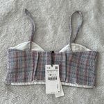 ZARA  | Tweed Crop Tank Photo 4