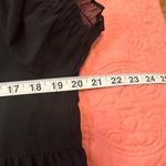 Glam Women’s Dress Solid Ruffle Hem Dress Size L Photo 4