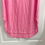 Aerie Tank Dress Linen Bright Hot Pink Neon Lightweight Sleeveless Barbie Photo 4