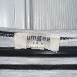 Umgee  Black and White Striped Short Sleeve Top Photo 2