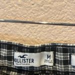 Hollister Women’s Black and White Plaid Stretchy Pants Medium Ultra High Rise Photo 5