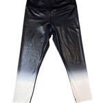 Zyia Light N Tight Liquid Shine Metallic Ombré High Rise B/W Leggings 8 Photo 2