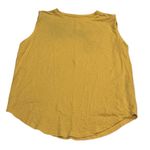 Lululemon Shirt Women’s S Yellow Sleeveless Tank Top Crew Neck Stretch Gym Photo 0