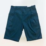 Mondetta NWT Teal Athletic Workout Highwaisted Biker Shorts Pocket Women's S Photo 2