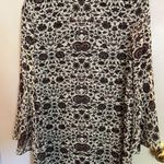 Chelsea28 shift dress long bell sleeve v-neck floral print lightweight Photo 4