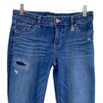 White House | Black Market WHBM Honore Straight Crop Distressed Jeans Size 2 Photo 3