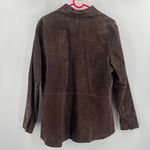 American Vintage VINTAGE Nygard Shacket Suede Button Down Jacket Size 14 Shirt Western Brown Photo 1