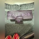 Hale Bob  Womens Sheer Velvet Silk Burnout Long Sleeve Size medium Photo 4