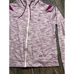 Under Armour  Cold Gear Storm Hoodie Purple Athletic Full Zip Jacket Large Layer Photo 2