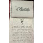 Disney  Women's Mickey Minnie Mouse Kissing Valentines Short Sleeve Scrubs Size S Photo 2