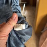 Fensace Velvet Long Sleeve V Neck Ruched Bodycon Wrap Blue Dress Size Medium Photo 6