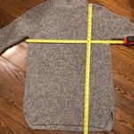 Topshop Grey Marled Knit Mock Neck Long Sleeve Sweater Dress Size 8 Photo 7