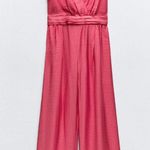 ZARA NWOT  Gathered Waist Jumpsuit Bloggers Fave Small Photo 2