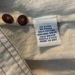 April Cornell Size XS S Stockholm Tunic Top Button Front Embroidered Cream Purple Photo 4