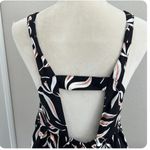 Anthropologie Hei Hei‎ ,  Black Floral Romper, Culottes, Fun design, size M Photo 4