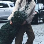 ZARA  White Faux Fur Coat Jacket blogger favorite winter coat  Photo 7