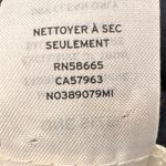 Treasure & Bond  Silk Scarf Floral Print Tassel Navy Wrap Lightweight Elegant Photo 6