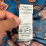 Boden Size 2 Paisley Amaryllis Border Print Raglan Top Boho Peasant Lightweight Pink Photo 8