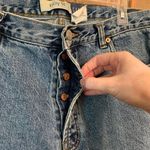 Gap  Womens Vintage Y2K Boy Fit Button Fly Cotton Denim Jeans Blue‎ Size 14 Photo 1
