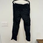 Ralph Lauren Rugby Womens Pants 2 Cotton Black Utility Cargo Zip Motto Slim Photo 9