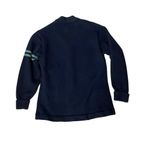 H L WHITING Lettermans Sweater Navy Blue Letter D Swimmer Wool Pockets 50’s Photo 3