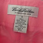 Brooks Brothers  Pink Palm Embroidered Pants Size 12 Photo 3