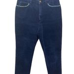 Jones Wear Sports Navy Blue Corduroy Pants Straight Leg Sz 10 Women Photo 0