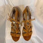 Hinge  Suede Leather Braided Strappy Chunky Heels. Very comfortable! Size 10 Photo 6