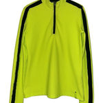 Ralph Lauren Lauren  Women's L Lime Green Quarter Zip Up Performance Track Jacket Photo 0