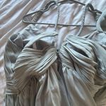 Azazie Dress Bridesmaid Grey Photo 3