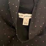 St. John  Women’s Embellished Mockneck Turtleneck Shirt Top Black Size L Black Photo 4