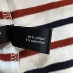 The Limited The‎  Shirt Womens Small Red White Blue Stripe Perfect Tee Basic Casual Photo 7