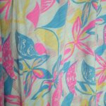 Fresh Produce  DALIA DRESS FRONT POCKETS BOLD COLORFUL LEAF PRINT 100% COTTON XL Photo 9