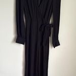 Reformation Molly Long Sleeve Jumpsuit Black 2 Photo 2