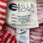 Billabong Red & White Striped Pullover Hoodie NWT! Photo 9
