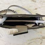 Michael Kors  Payne Pearl Grey Leather Small Crossbody Crossbody Bag Photo 6