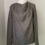 COS gray wool long sleeve cowlneck top size 4 Photo 2