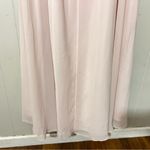 Azazie  Bridesmaid Formal Dress Rylee Blushing Pink Chiffon Size 14A Photo 8