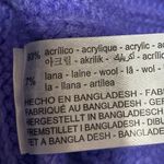 ZARA NEW  Women's Purple Ribbed Knit Long Sleeve Mock Neck Sweater Top Size L Photo 3