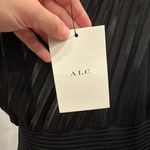 ALC Frank ALC Ruby Black Pleated One Shoulder Dress Sz 14 NEW Photo 9