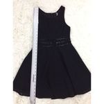 Free People Black Crochet Sleeveless Fit And Flare Dress Size 0 Photo 2