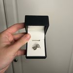 Sunflower Toi Et Moi Diamond Peridot 14k White Gold Ring 5 Photo 2