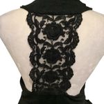 Venus  Black Halter Mini Halter Lace Back Dress or Top Size L BRAND NEW Photo 3