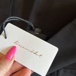 Line and Dot Jules Knit Stirrup Legging in Black Photo 5