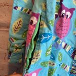 Nick & Nora Nick Nora flannel sleep shirt pullover owl Small Photo 5