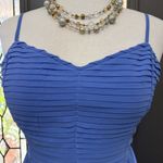 Bar III  Blue Chiffon Pleated Bodice Flowy Skirt Mini Dress Size XXL Photo 1