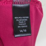 Avenue VIP by  Magenta Smocked Shoulder Blouse Shirt Top Size 14/16 Photo 3